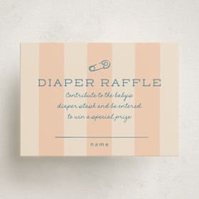 Mini Baby Shower Insert Cards