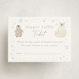 Mini Baby Shower Insert Cards