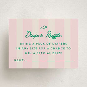Mini Baby Shower Insert Cards