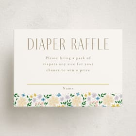 Mini Baby Shower Insert Cards