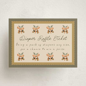 Mini Baby Shower Insert Cards