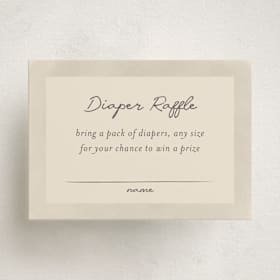 Mini Baby Shower Insert Cards
