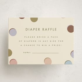 Mini Baby Shower Insert Cards