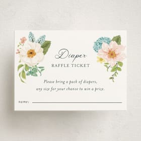 Mini Baby Shower Insert Cards