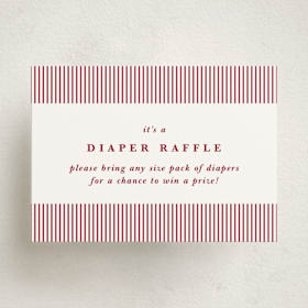 Mini Baby Shower Insert Cards