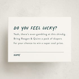 Mini Baby Shower Insert Cards