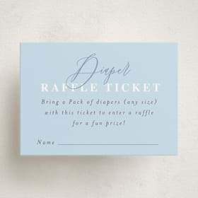 Mini Baby Shower Insert Cards