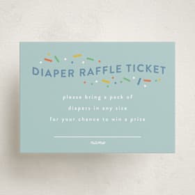 Mini Baby Shower Insert Cards