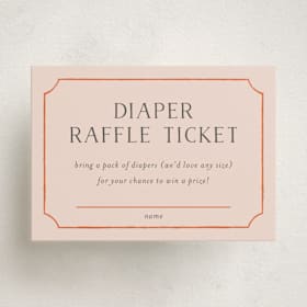 Mini Baby Shower Insert Cards