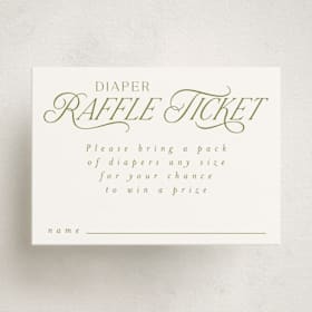 Mini Baby Shower Insert Cards