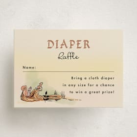 Mini Baby Shower Insert Cards