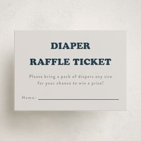 Mini Baby Shower Insert Cards