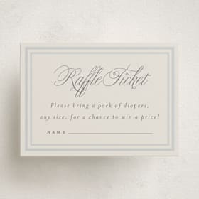 Mini Baby Shower Insert Cards