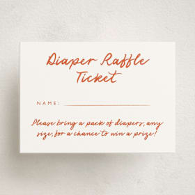 Mini Baby Shower Insert Cards