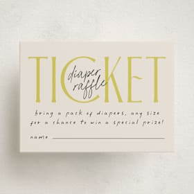 Mini Baby Shower Insert Cards