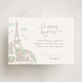 Mini Baby Shower Insert Cards
