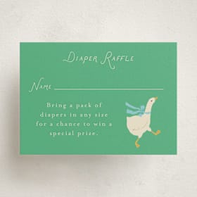 Mini Baby Shower Insert Cards