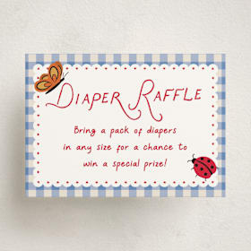 Mini Baby Shower Insert Cards