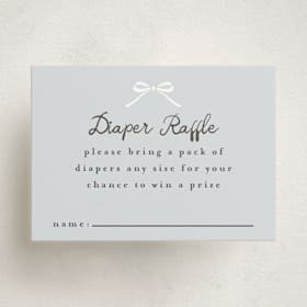 Mini Baby Shower Insert Cards