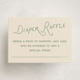 Mini Baby Shower Insert Cards