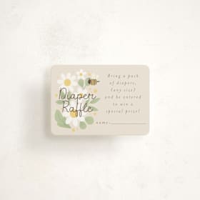 Mini Baby Shower Insert Cards