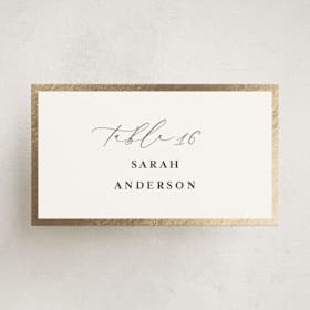 Foil-Pressed Party Place Cards