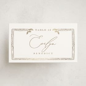 Foil-Pressed Party Place Cards