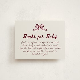 Baby Shower Insert Cards