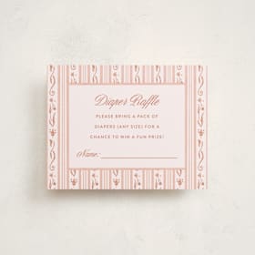Baby Shower Insert Cards