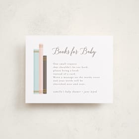 Baby Shower Insert Cards