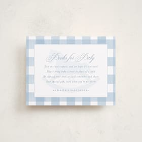 Baby Shower Insert Cards