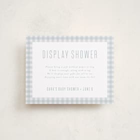 Baby Shower Insert Cards