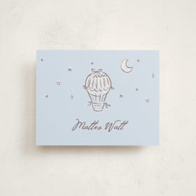 Flat Birth Announcements Thank You Cards