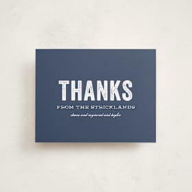 Flat Birth Announcements Thank You Cards