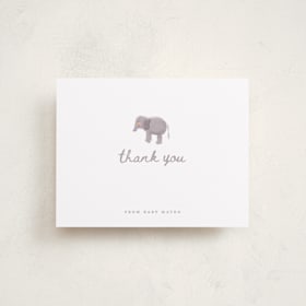 Flat Birth Announcements Thank You Cards