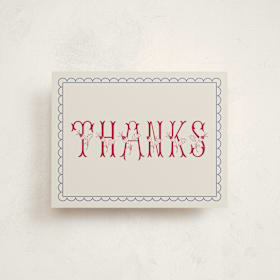 Flat Birth Announcements Thank You Cards