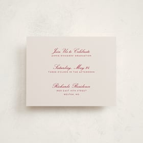 Graduation Insert Cards