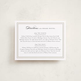 Mitzvah Direction Cards
