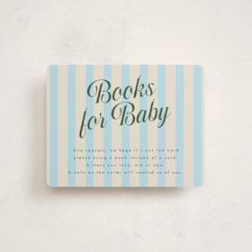 Baby Shower Insert Cards
