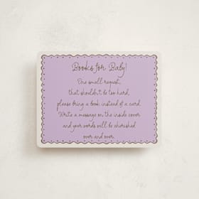 Baby Shower Insert Cards