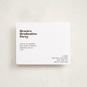 Graduation Insert Cards
