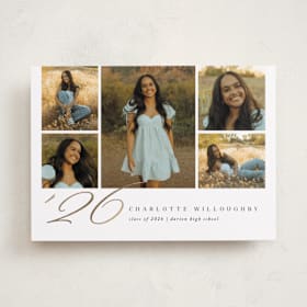 Foil-Pressed Graduation Announcements