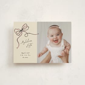 Birth Announcement Petite Cards