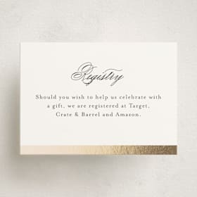 Foil-Pressed Mini Enclosure Cards