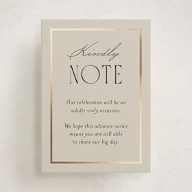 Foil-Pressed Mini Enclosure Cards