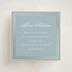 Foil-Pressed Mini Enclosure Cards