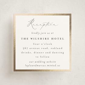 Foil-Pressed Mini Enclosure Cards