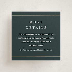 Foil-Pressed Mini Enclosure Cards