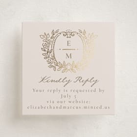 Foil-Pressed Mini Enclosure Cards
