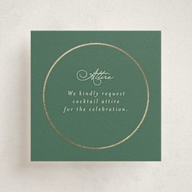 Foil-Pressed Mini Enclosure Cards